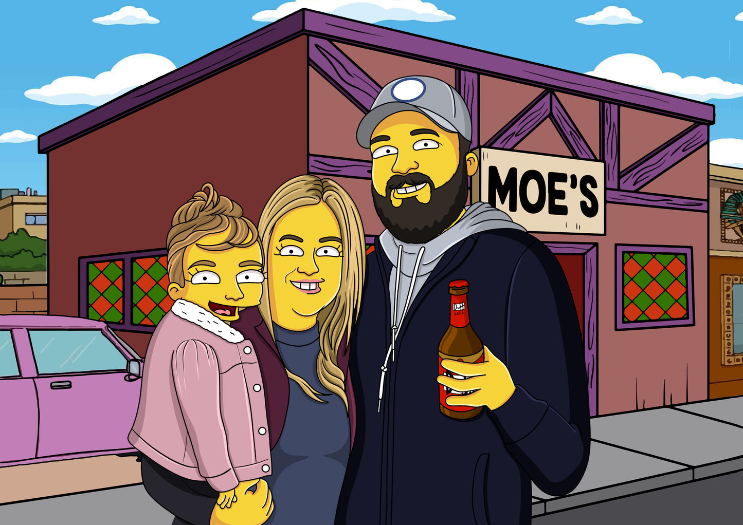 Custom Simpsons Portrait