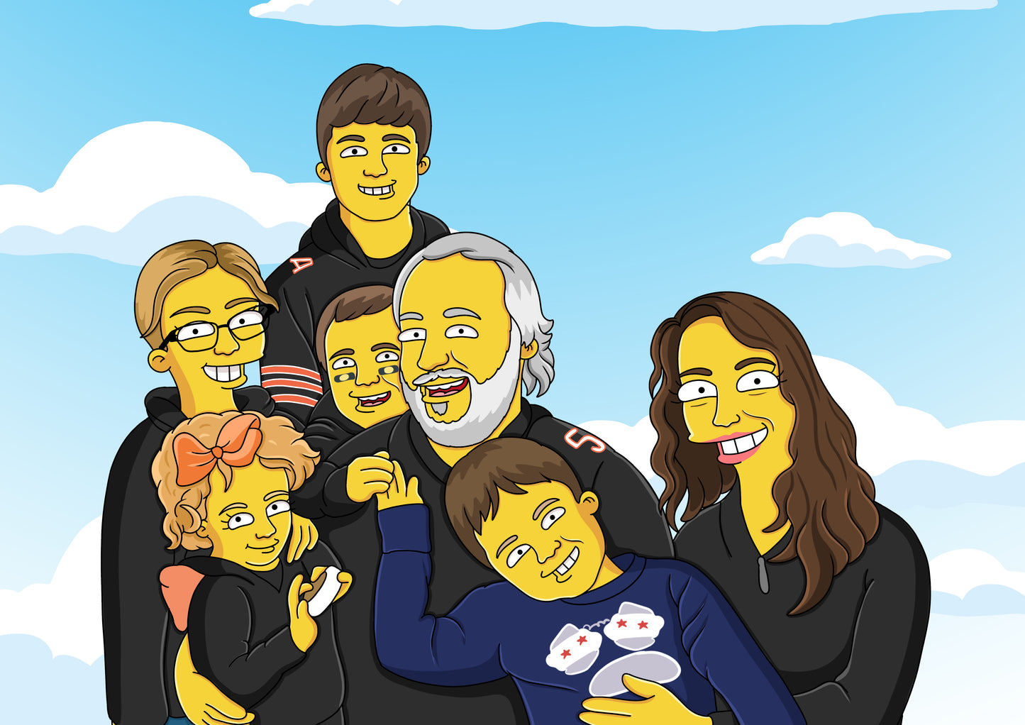 Custom Simpsons Portrait