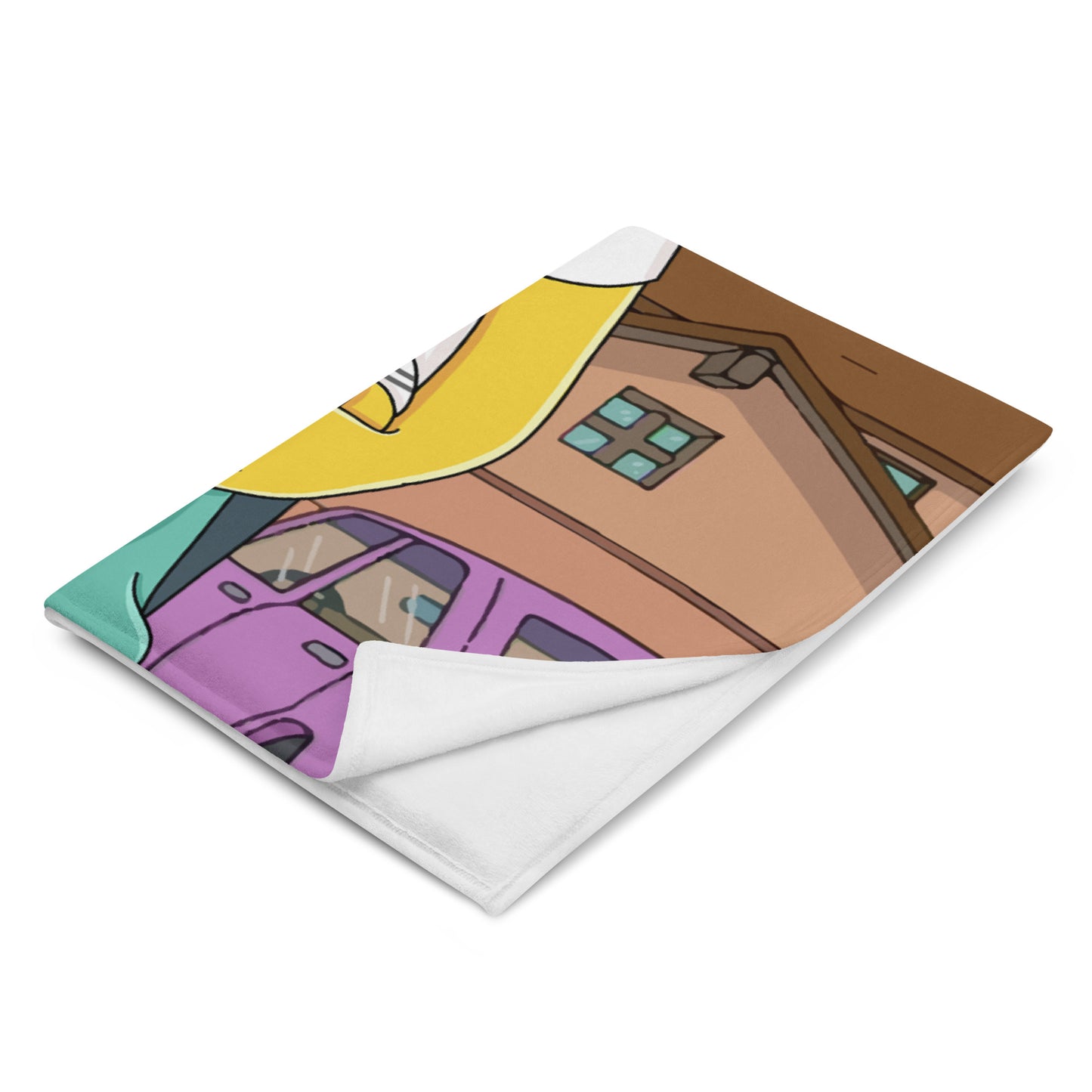 Custom Simpsons Throw Blanket