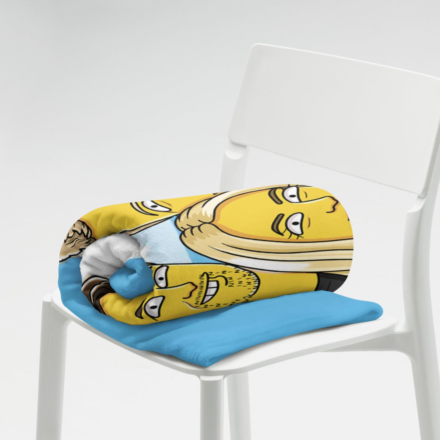 Custom Simpsons Throw Blanket