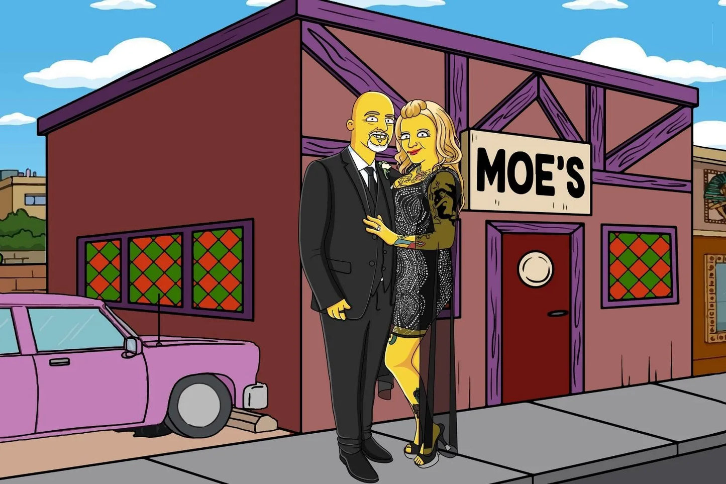 Custom Simpsons Portrait