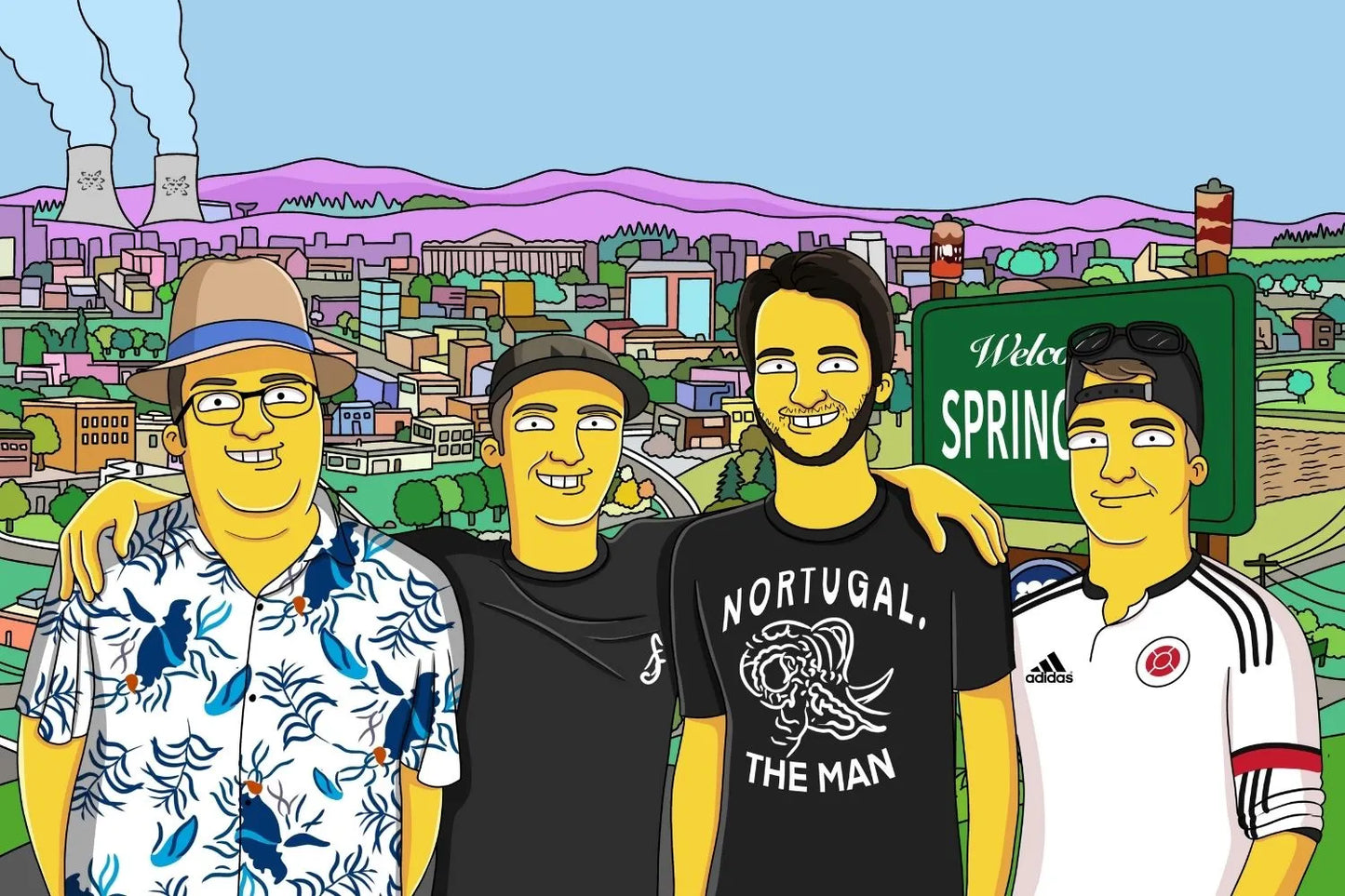 Custom Simpsons Portrait