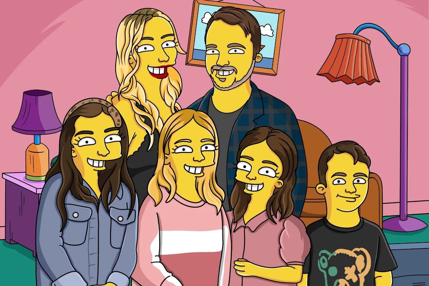 Custom Simpsons Portrait