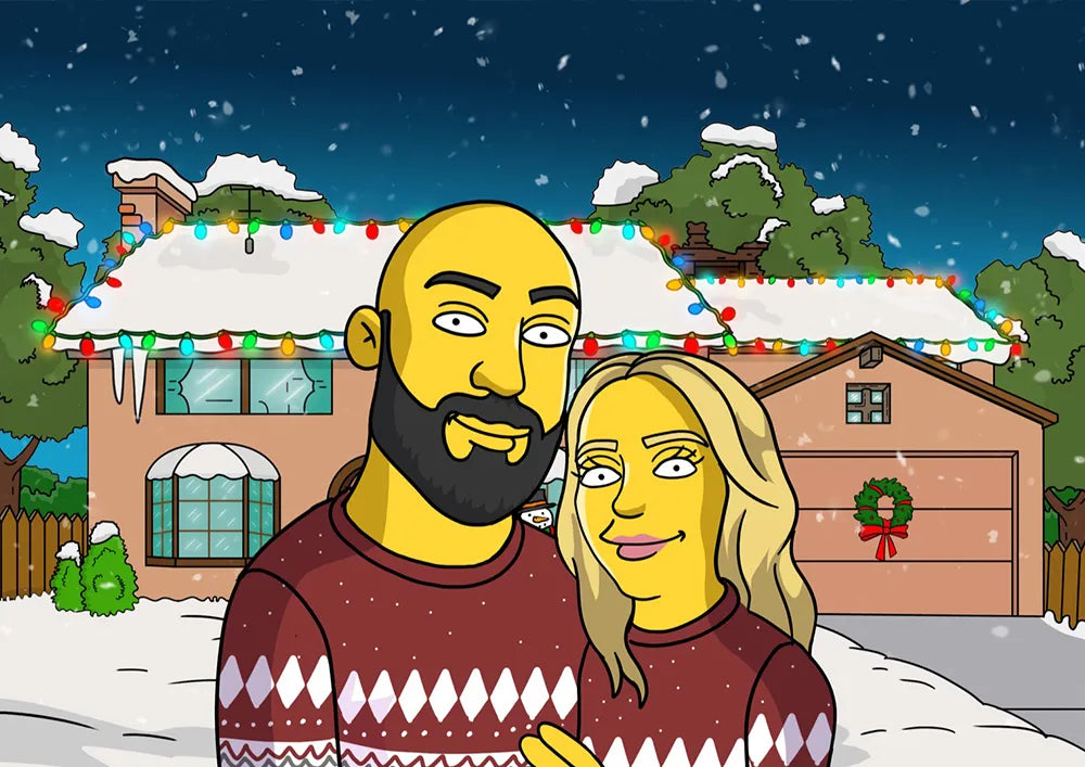 Custom Simpsons Portrait