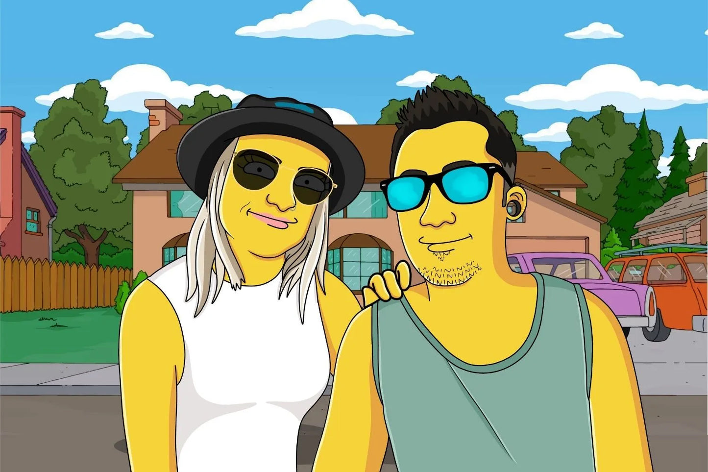 Custom Simpsons Portrait