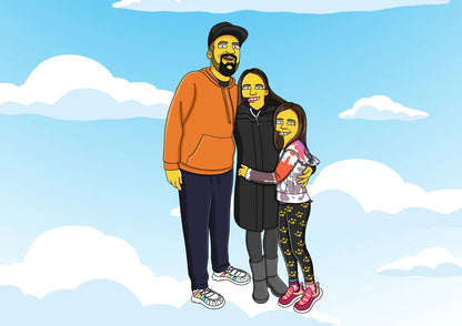 Custom Simpsons Portrait