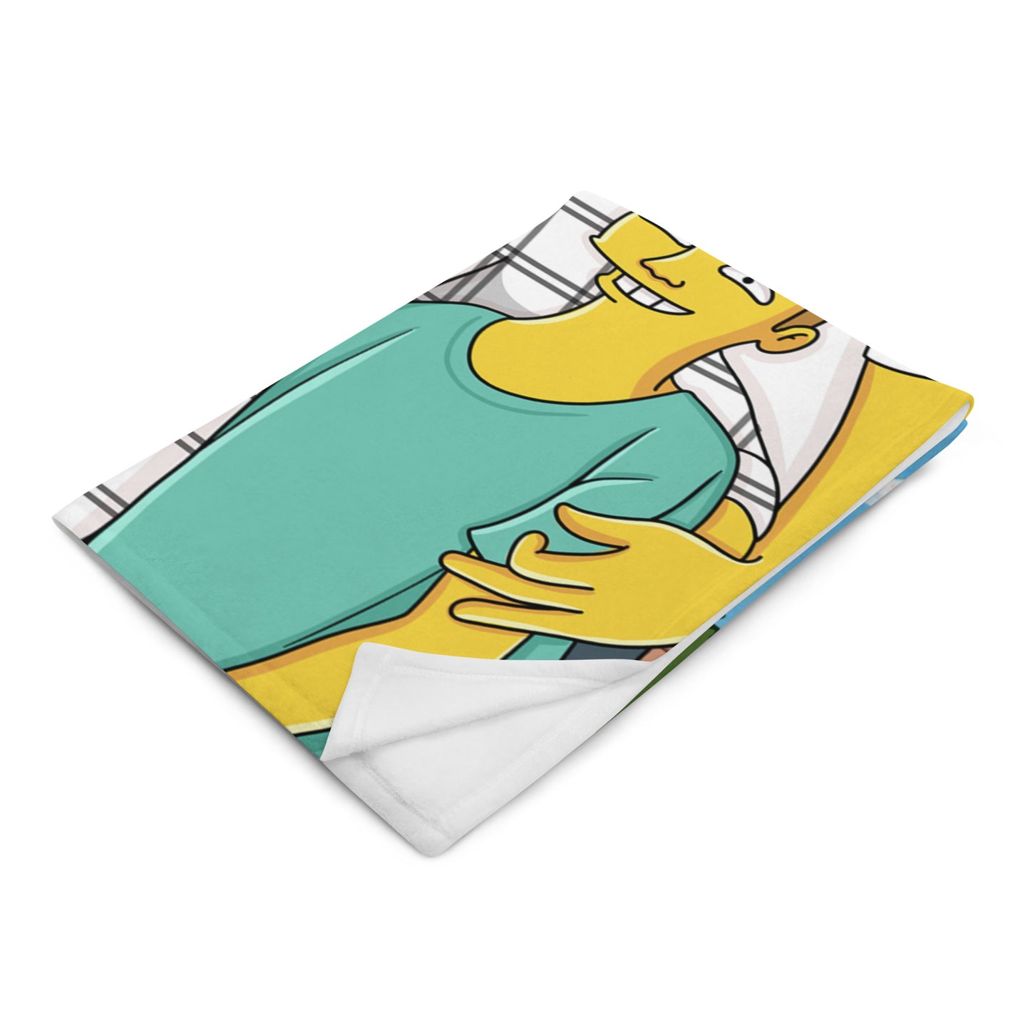 Custom Simpsons Throw Blanket