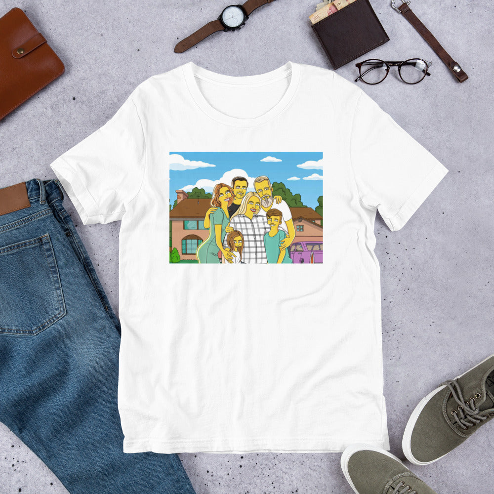 Custom Simpsons Unisex T-shirt